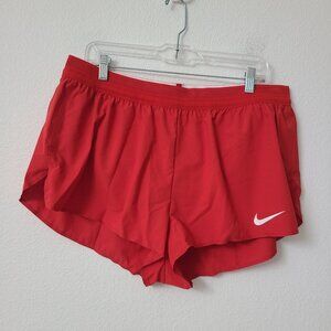 NEW Nike Womens Aeroswift Running Shorts DA3078-616 Size XXL Red